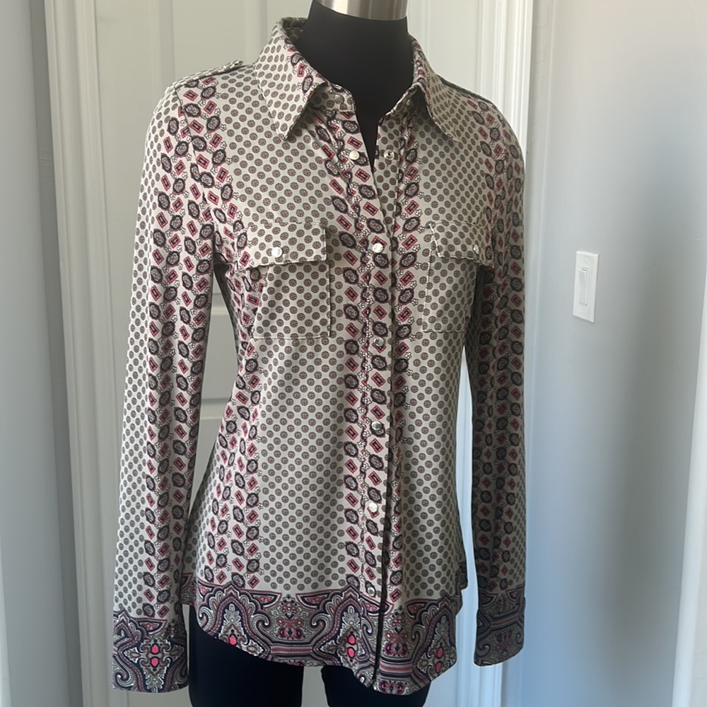 Button Front Blouse - image 1